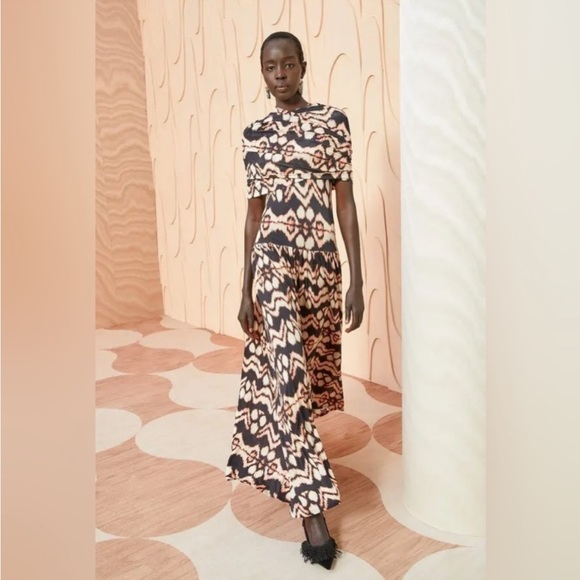 Ulla Johnson Livia Ikat Dress in Obsidian - Picture 3 of 8